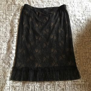 NEW Express Stretch LACE Skirt size M